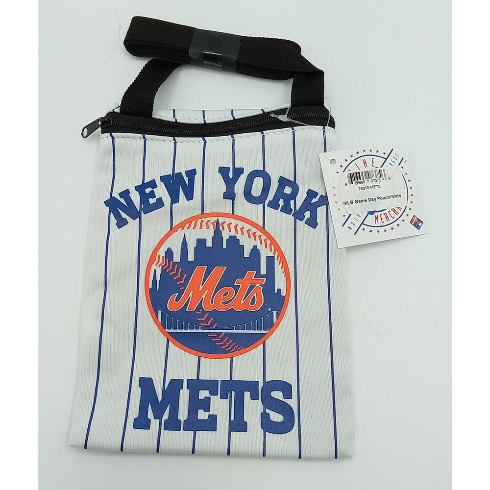 New York Mets MLB Game Day Jersey Crossbody Pouch
